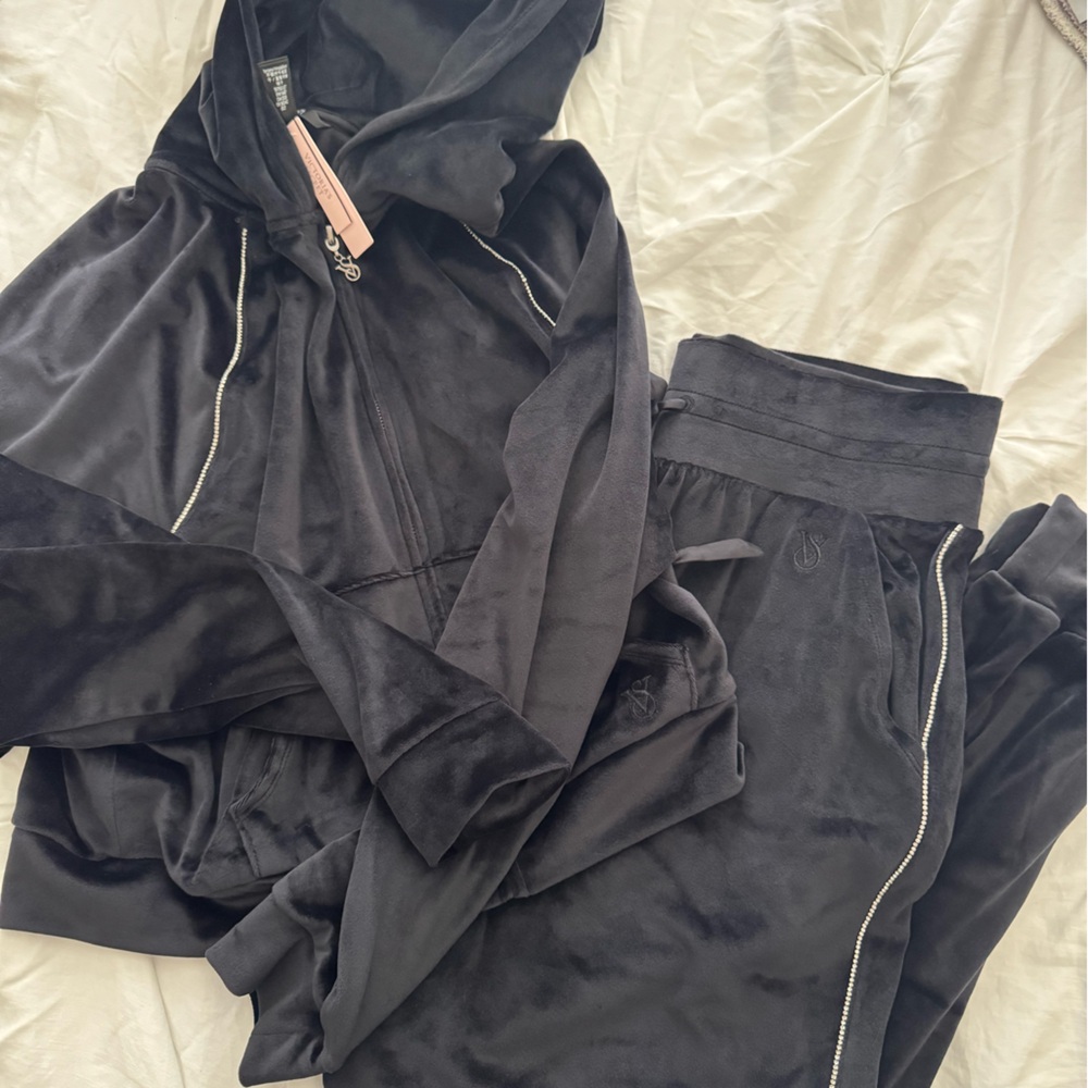 Velour tracksuit